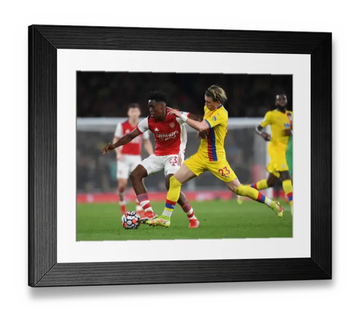 Framed Print : Intense Rivalry: Lokonga vs. Gallagher Duel at Emirates Stadium - Arsenal vs. Crystal Palace, 2021-22 Framed Print : Intense Rivalry: Lokonga vs. Gallagher Duel at Emirates Stadium - Arsenal vs. Crystal Palace, 2021-22
