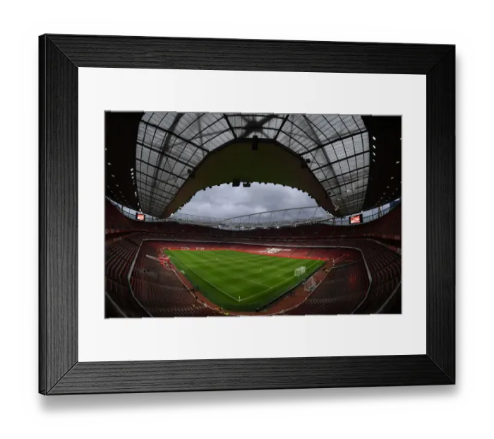 Framed Print : Arsenal at Home: Emirates Stadium Gears Up for Arsenal vs. Crystal Palace, Premier League 2021-22