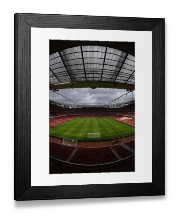 Framed Print : Arsenal at Home: Emirates Stadium Readies for Arsenal vs. Crystal Palace, Premier League 2021-22