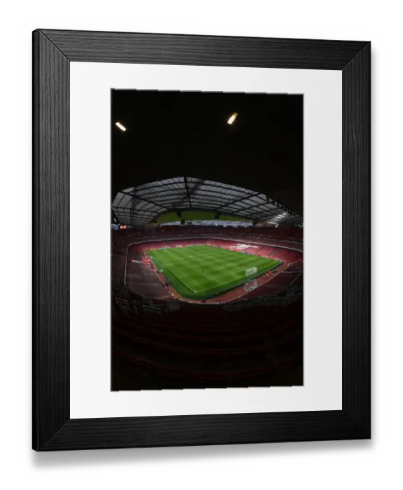Framed Print : Arsenal at Home: Emirates Stadium Ready for Arsenal vs Crystal Palace, Premier League 2021-22