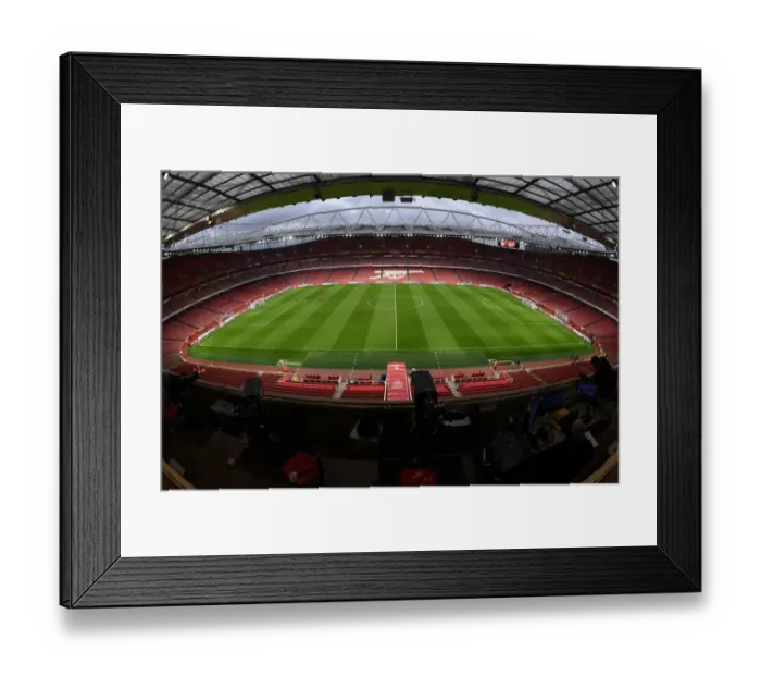 Framed Print : Arsenal at Emirates Stadium: Pre-Match Scene vs Crystal Palace, Premier League 2021-22