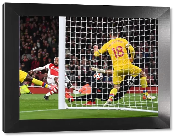 Alexandre Lacazette Scores Arsenal's Second Goal Against Crystal Palace (2021-22)