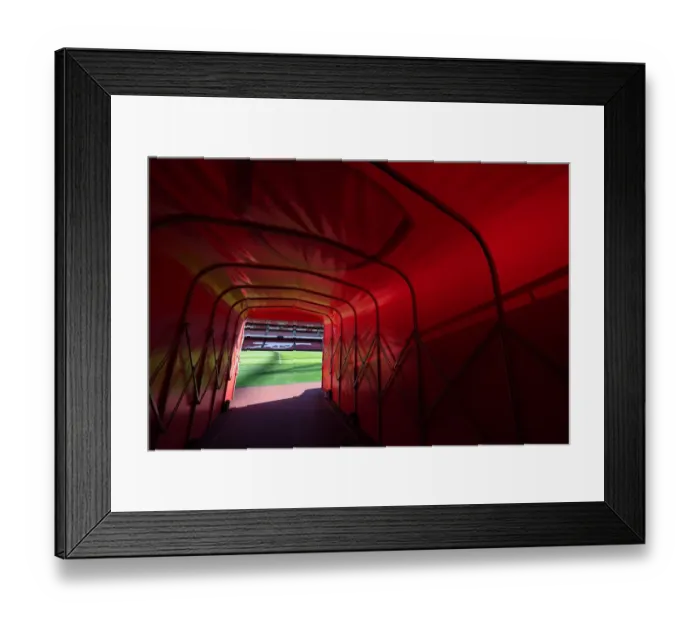 Framed Print : Arsenal vs Aston Villa: Tunnel Moment at Emirates Stadium - Premier League 2021-22 Framed Print : Arsenal vs Aston Villa: Tunnel Moment at Emirates Stadium - Premier League 2021-22
