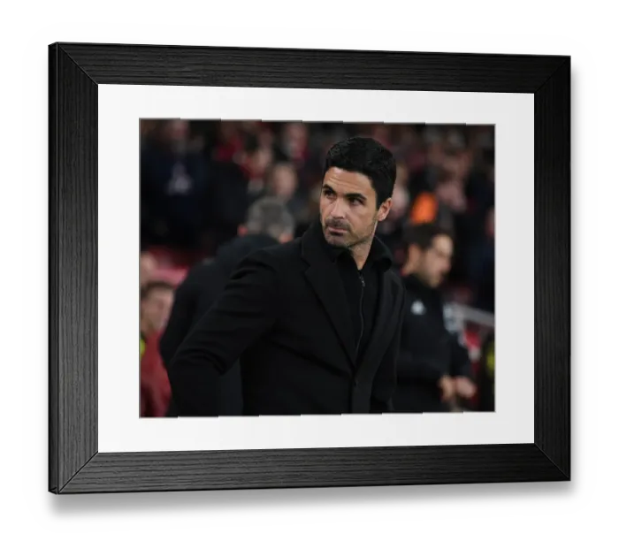 Framed Print : Mikel Arteta: Arsenal Manager Ahead of Arsenal vs Aston Villa (Premier League 2021-22) Framed Print : Mikel Arteta: Arsenal Manager Ahead of Arsenal vs Aston Villa (Premier League 2021-22)