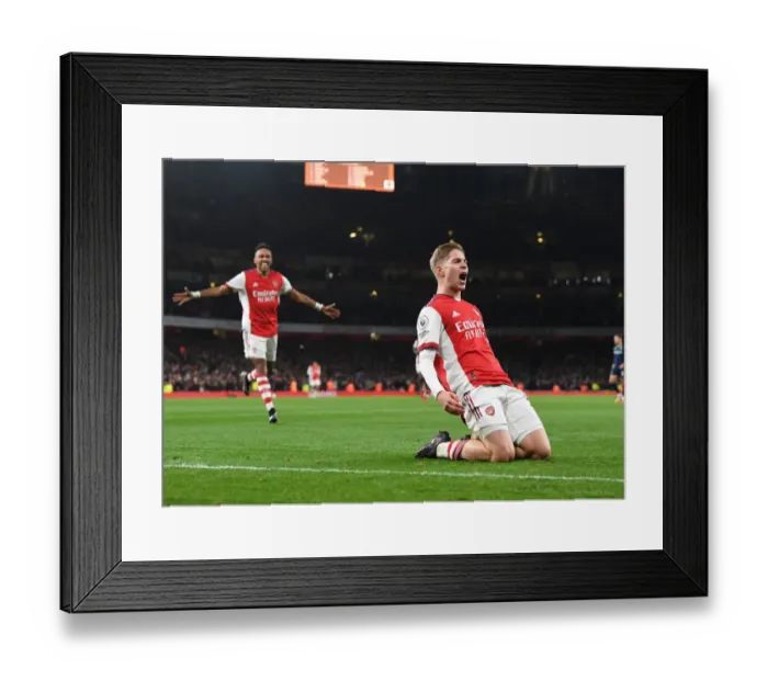 Framed Print : Emile Smith Rowe's Hat-Trick: Arsenal's Dominant Victory Over Aston Villa - 2021-22 Season Framed Print : Emile Smith Rowe's Hat-Trick: Arsenal's Dominant Victory Over Aston Villa - 2021-22 Season