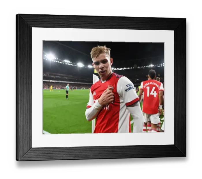 Framed Print : Emile Smith Rowe's Hat-trick: Arsenal's Thrilling Victory over Aston Villa (2021-22) Framed Print : Emile Smith Rowe's Hat-trick: Arsenal's Thrilling Victory over Aston Villa (2021-22)