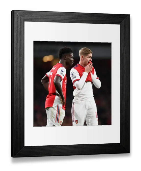 Framed Print : Arsenal's Saka and Smith Rowe in Action: Arsenal vs Aston Villa, Premier League 2021-22 Framed Print : Arsenal's Saka and Smith Rowe in Action: Arsenal vs Aston Villa, Premier League 2021-22