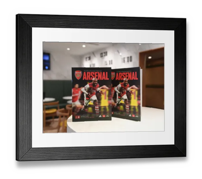 Framed Print : Arsenal vs Aston Villa: Premier League Showdown at Emirates Stadium
