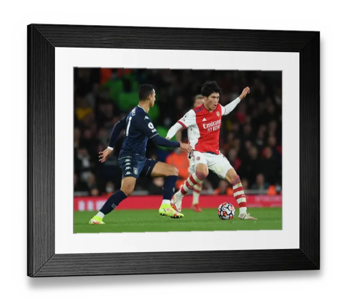 Framed Print : Tomiyasu's Star Performance: Arsenal Triumphs Over Aston Villa, Premier League 2021-22 Framed Print : Tomiyasu's Star Performance: Arsenal Triumphs Over Aston Villa, Premier League 2021-22