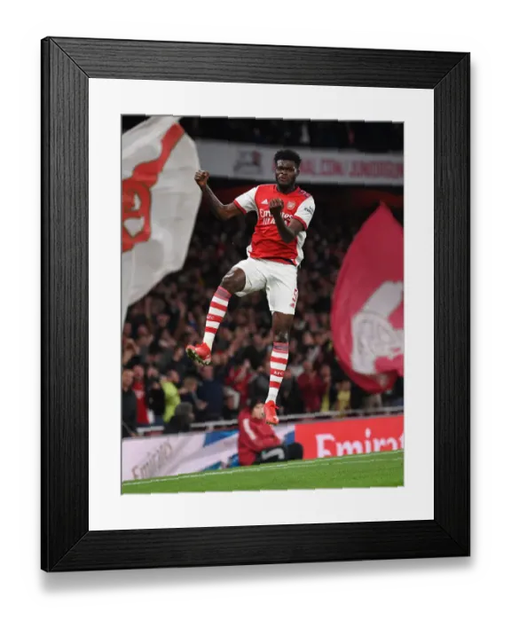 Framed Print : Thomas Partey Scores First Goal: Arsenal vs. Aston Villa, Premier League 2021-22 Framed Print : Thomas Partey Scores First Goal: Arsenal vs. Aston Villa, Premier League 2021-22