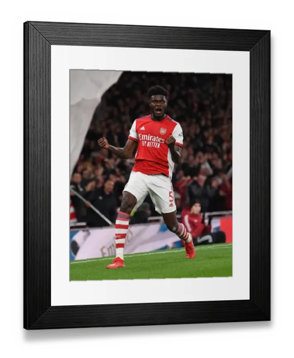 Framed Print : Thomas Partey Scores: Arsenal vs. Aston Villa, Premier League 2021-22 Framed Print : Thomas Partey Scores: Arsenal vs. Aston Villa, Premier League 2021-22
