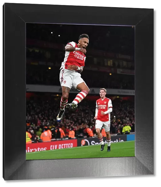 Arsenal's Aubameyang Scores His Second Goal: Arsenal 2-0 Aston Villa (2021-22 Premier League)