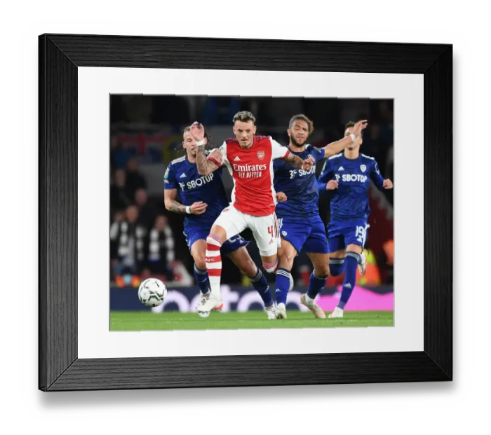 Framed Print : Arsenal vs Leeds United: Battle for Carabao Cup Progression - White vs Phillips & Roberts Framed Print : Arsenal vs Leeds United: Battle for Carabao Cup Progression - White vs Phillips & Roberts