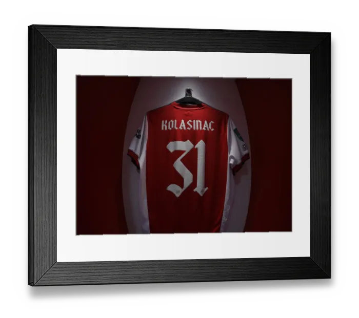 Framed Print : Arsenal: Sead Kolasinac's Pre-Match Focus in Carabao Cup Clash Against Leeds United Framed Print : Arsenal: Sead Kolasinac's Pre-Match Focus in Carabao Cup Clash Against Leeds United