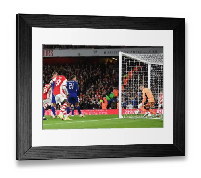 Framed Print : Arsenal Takes Early Lead Against Leeds United in Carabao Cup Framed Print : Arsenal Takes Early Lead Against Leeds United in Carabao Cup