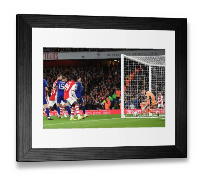 Framed Print : Arsenal Takes the Lead: Calum Chambers Scores Against Leeds United in Carabao Cup Framed Print : Arsenal Takes the Lead: Calum Chambers Scores Against Leeds United in Carabao Cup