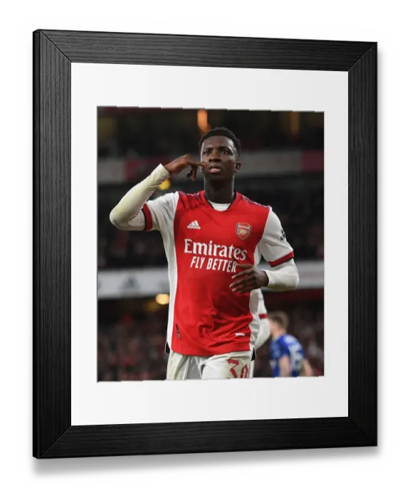 Framed Print : Eddie Nketiah Scores Brace: Arsenal Progresses in Carabao Cup against Leeds United Framed Print : Eddie Nketiah Scores Brace: Arsenal Progresses in Carabao Cup against Leeds United