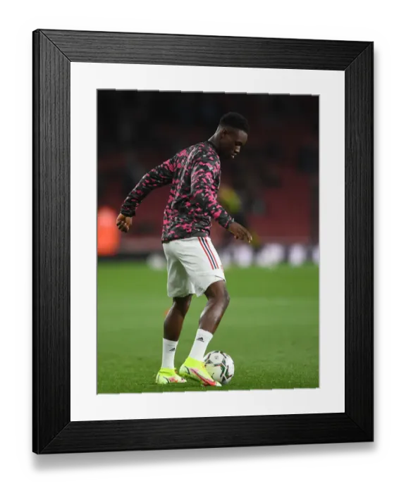 Framed Print : Arsenal vs Leeds United: Carabao Cup Showdown at Emirates Stadium