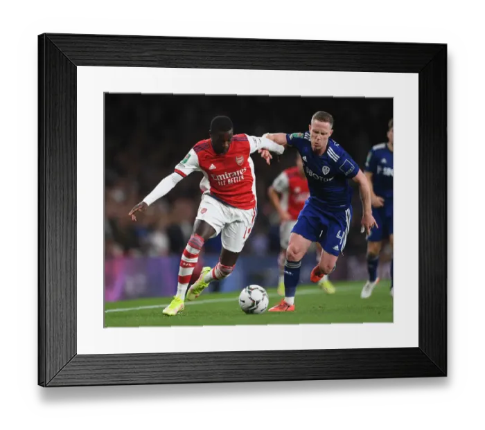 Framed Print : Arsenal vs Leeds United: Carabao Cup Showdown at Emirates Stadium Framed Print : Arsenal vs Leeds United: Carabao Cup Showdown at Emirates Stadium