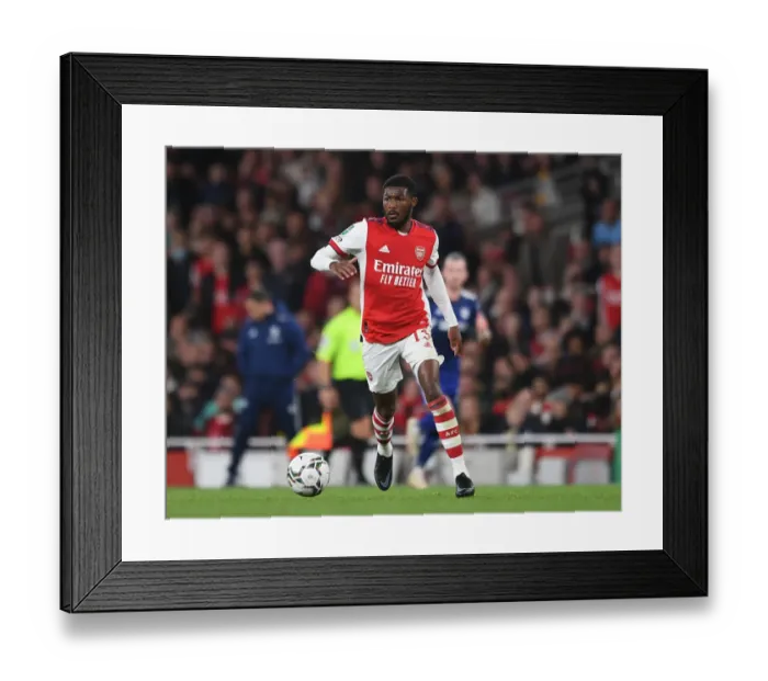 Framed Print : Arsenal vs Leeds United: Carabao Cup Showdown at Emirates Stadium