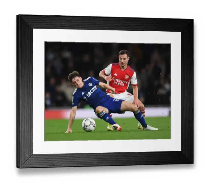 Framed Print : Arsenal vs Leeds United: Carabao Cup Showdown at Emirates Stadium Framed Print : Arsenal vs Leeds United: Carabao Cup Showdown at Emirates Stadium