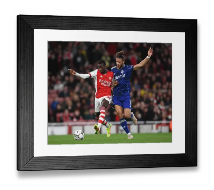 Framed Print : Arsenal vs Leeds United: Carabao Cup Showdown at Emirates Stadium Framed Print : Arsenal vs Leeds United: Carabao Cup Showdown at Emirates Stadium