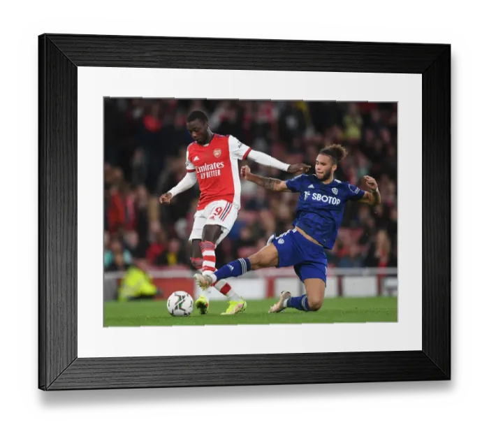 Framed Print : Arsenal vs Leeds United: Carabao Cup Showdown at Emirates Stadium Framed Print : Arsenal vs Leeds United: Carabao Cup Showdown at Emirates Stadium