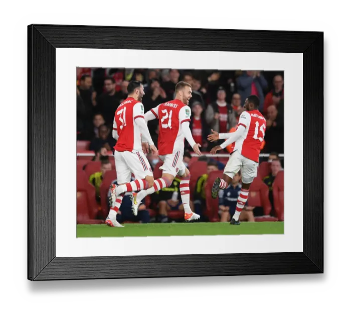 Framed Print : Arsenal vs Leeds United: Carabao Cup Showdown at Emirates Stadium Framed Print : Arsenal vs Leeds United: Carabao Cup Showdown at Emirates Stadium