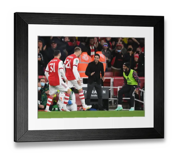 Framed Print : Arsenal vs Leeds United: Carabao Cup Showdown at Emirates Stadium Framed Print : Arsenal vs Leeds United: Carabao Cup Showdown at Emirates Stadium