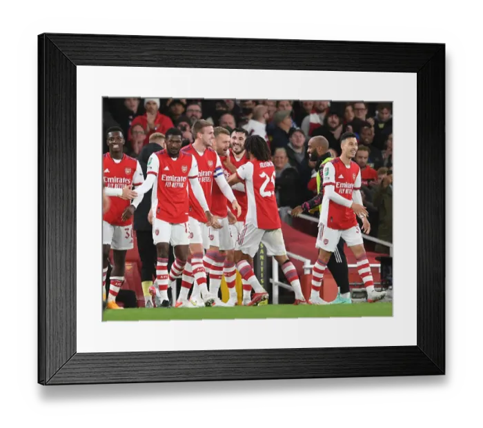 Framed Print : Arsenal vs Leeds United: Carabao Cup Showdown at Emirates Stadium Framed Print : Arsenal vs Leeds United: Carabao Cup Showdown at Emirates Stadium