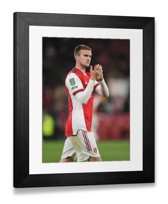 Framed Print : Arsenal vs Leeds United: Carabao Cup Showdown at Emirates Stadium