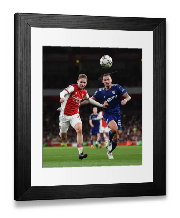 Framed Print : Arsenal vs Leeds United: Carabao Cup Showdown at Emirates Stadium Framed Print : Arsenal vs Leeds United: Carabao Cup Showdown at Emirates Stadium