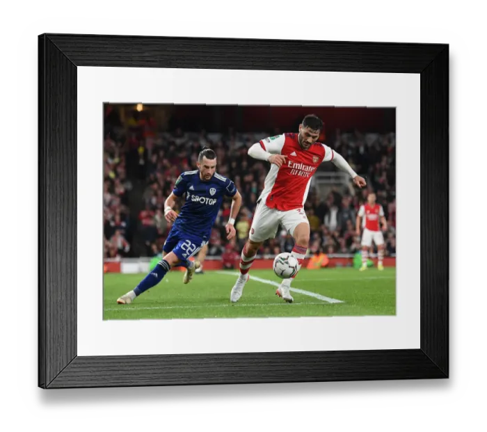 Framed Print : Arsenal vs Leeds United: Carabao Cup Showdown at Emirates Stadium Framed Print : Arsenal vs Leeds United: Carabao Cup Showdown at Emirates Stadium