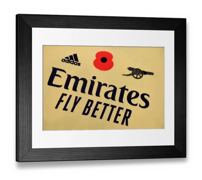Framed Print : Arsenal's Poppy-Emblazoned Shirts in Leicester Away Locker Room - Premier League 2021-22 Framed Print : Arsenal's Poppy-Emblazoned Shirts in Leicester Away Locker Room - Premier League 2021-22