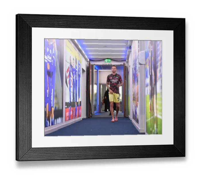 Framed Print : Ben White: Arsenal Star Ready for Leicester City Showdown in Premier League Framed Print : Ben White: Arsenal Star Ready for Leicester City Showdown in Premier League