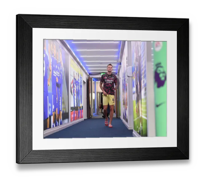 Framed Print : Ben White: Arsenal Star's Determined Preparation Ahead of Leicester City Showdown in Premier League Framed Print : Ben White: Arsenal Star's Determined Preparation Ahead of Leicester City Showdown in Premier League