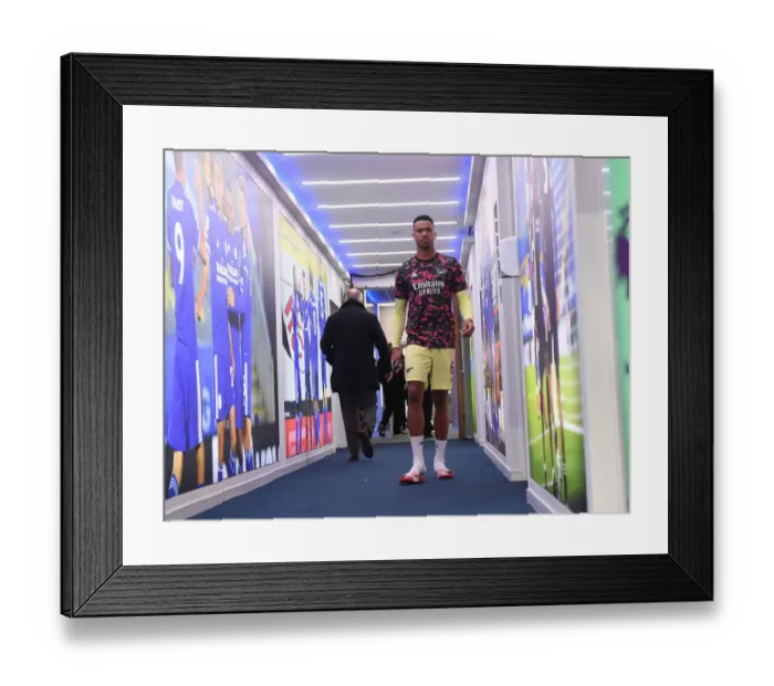 Framed Print : Gabriel Braces for Leicester-Arsenal Clash in Premier League Showdown Framed Print : Gabriel Braces for Leicester-Arsenal Clash in Premier League Showdown