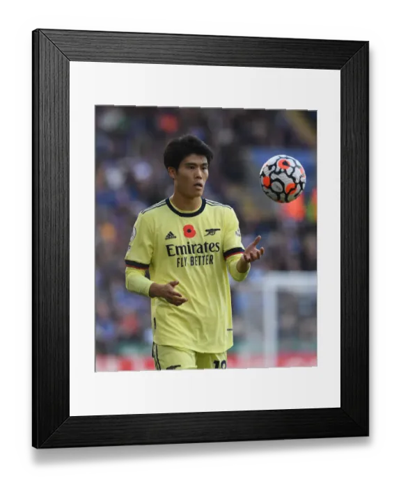 Framed Print : Arsenal's Tomiyasu in Action Against Leicester City - Premier League 2021-22 Framed Print : Arsenal's Tomiyasu in Action Against Leicester City - Premier League 2021-22