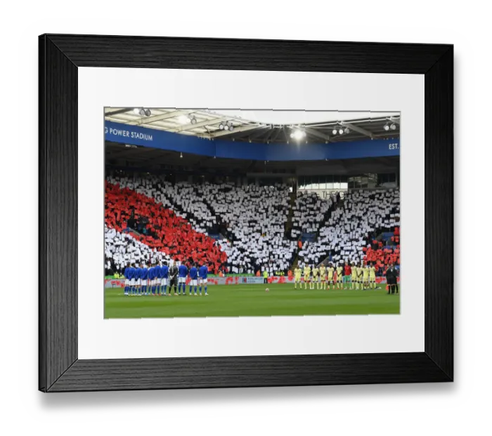 Framed Print : Remembrance Day Tribute: Silence and Respect - Leicester City vs. Arsenal, Premier League 2021-22 Framed Print : Remembrance Day Tribute: Silence and Respect - Leicester City vs. Arsenal, Premier League 2021-22