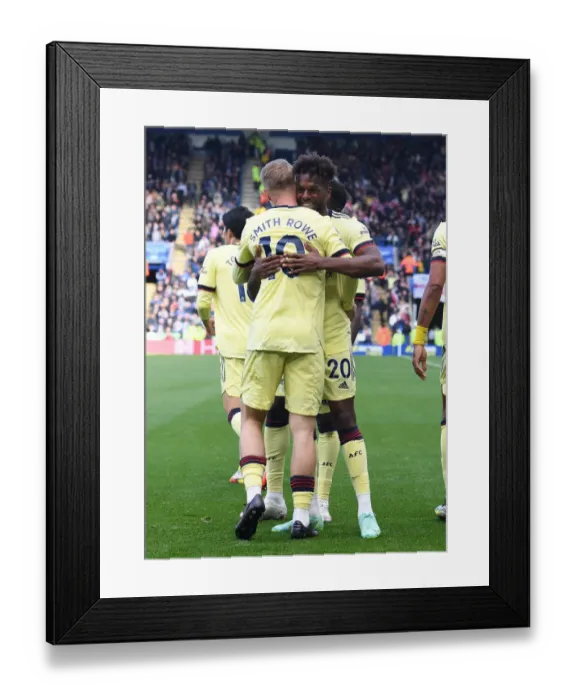 Framed Print : Arsenal's Smith Rowe Scores Second Goal: Leicester City vs Arsenal, Premier League 2021-22 Framed Print : Arsenal's Smith Rowe Scores Second Goal: Leicester City vs Arsenal, Premier League 2021-22