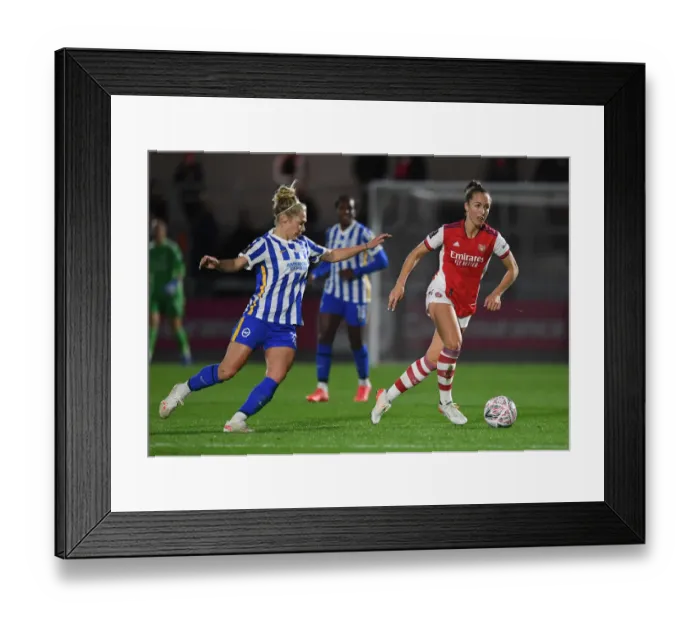 Framed Print : Arsenal vs Brighton: FA Women's Cup Semi-Final Showdown Framed Print : Arsenal vs Brighton: FA Women's Cup Semi-Final Showdown