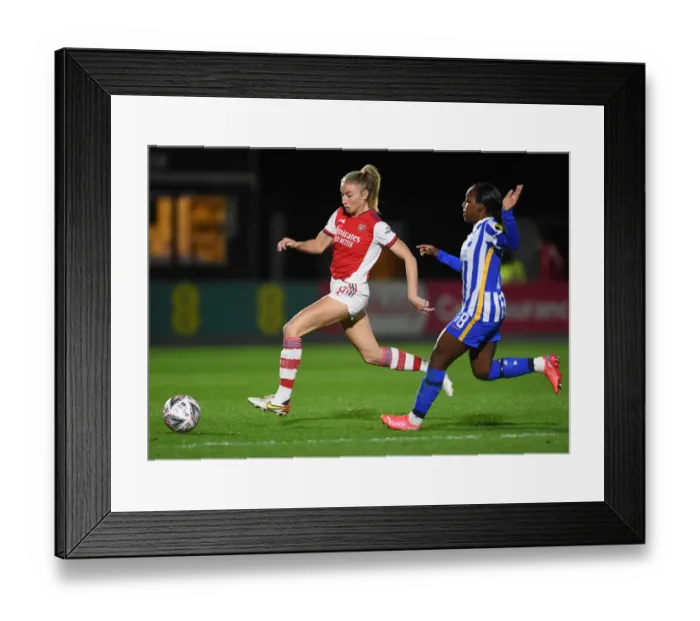 Framed Print : Arsenal vs Brighton: FA Women's Cup Semi-Final Showdown Framed Print : Arsenal vs Brighton: FA Women's Cup Semi-Final Showdown