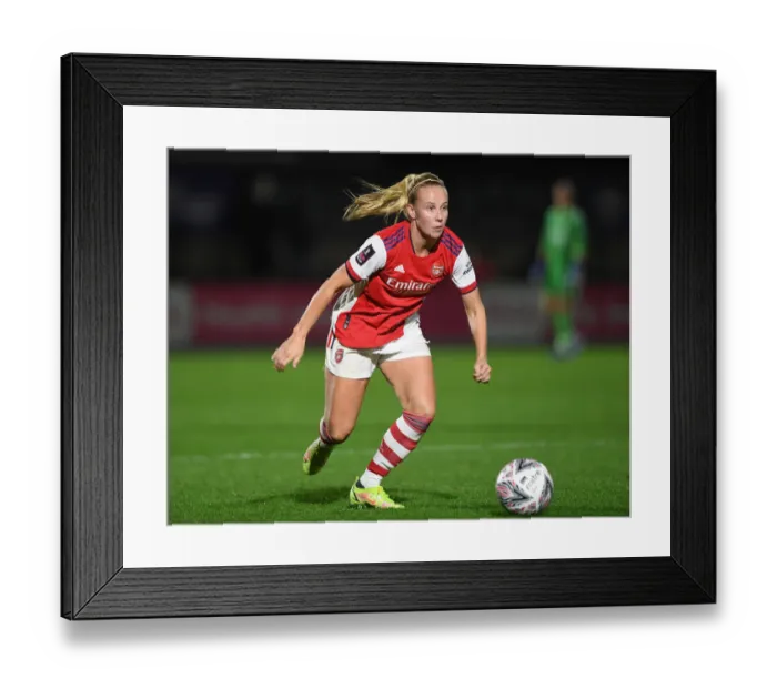Framed Print : Arsenal Women vs Brighton: FA Women's Cup Semi-Final Showdown at Meadow Park
