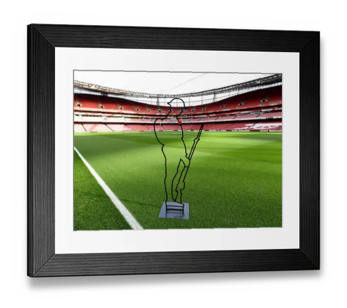 Framed Print : Arsenal Pays Tribute: Remembrance Day at Emirates Stadium vs. Watford (2021-22) Framed Print : Arsenal Pays Tribute: Remembrance Day at Emirates Stadium vs. Watford (2021-22)
