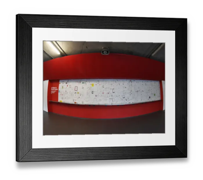 Framed Print : Arsenal's Sea of Support for Bukayo Saka Ahead of Arsenal v Watford Match