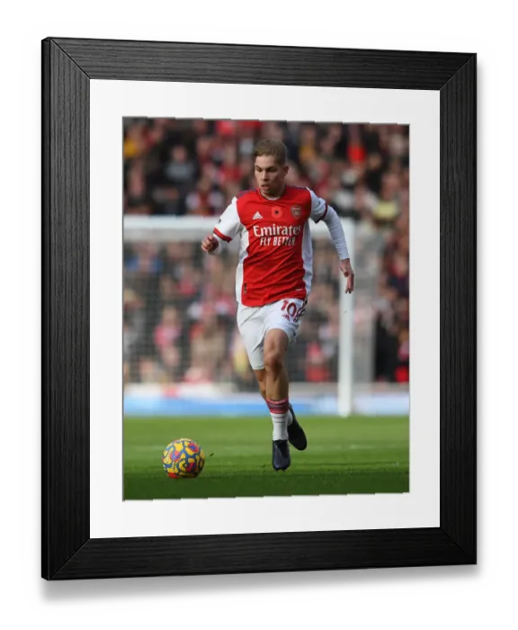 Framed Print : Emile Smith Rowe Shines: Arsenal Dominates Watford in Premier League Clash