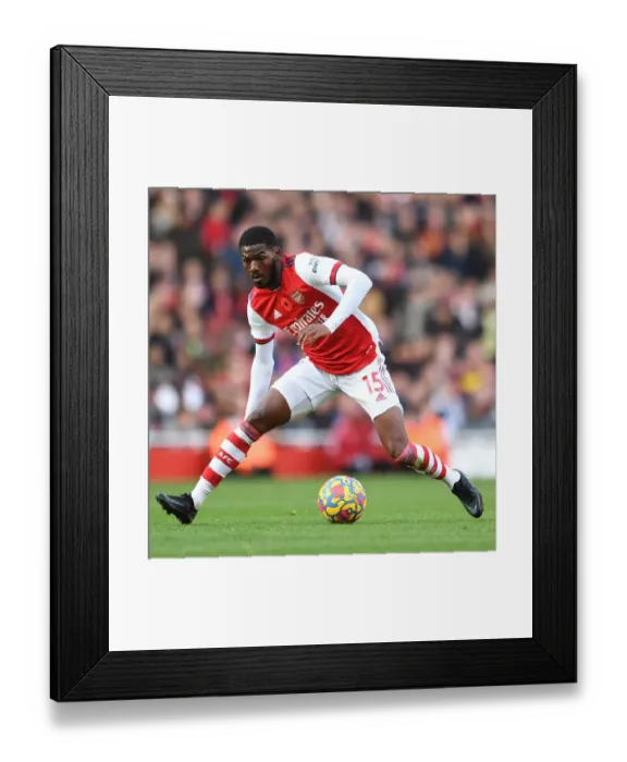 Framed Print : Arsenal's Ainsley Maitland-Niles in Action against Watford - Premier League 2021-22