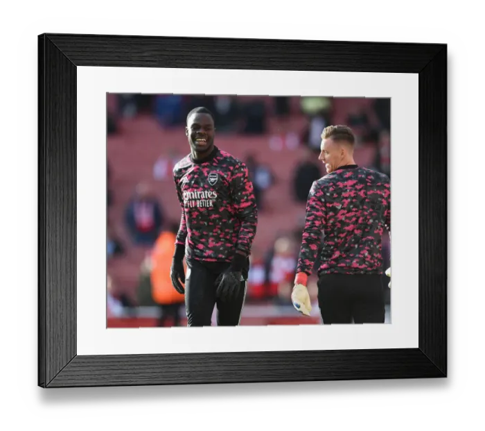 Framed Print : Arsenal's Ovie Ejaria: Focused and Ready for Premier League Battle Against Watford (November 2021)