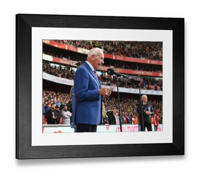 Framed Print : Arsenal Legend Bob Wilson Reads Before Arsenal vs. Watford (Premier League 2021-22) Framed Print : Arsenal Legend Bob Wilson Reads Before Arsenal vs. Watford (Premier League 2021-22)