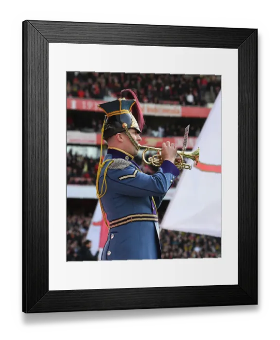 Framed Print : Arsenal Honors Remembrance Day with Emotional Tribute vs. Watford